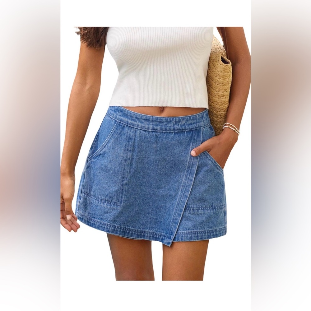 Women's Denim Skort